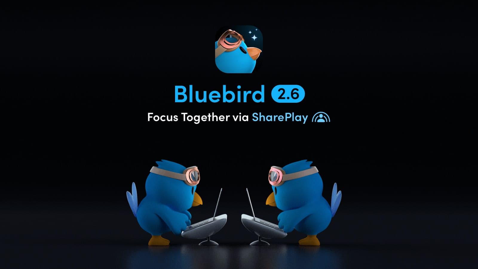 Bluebird adds SharePlay support -- Focus Together With Friends