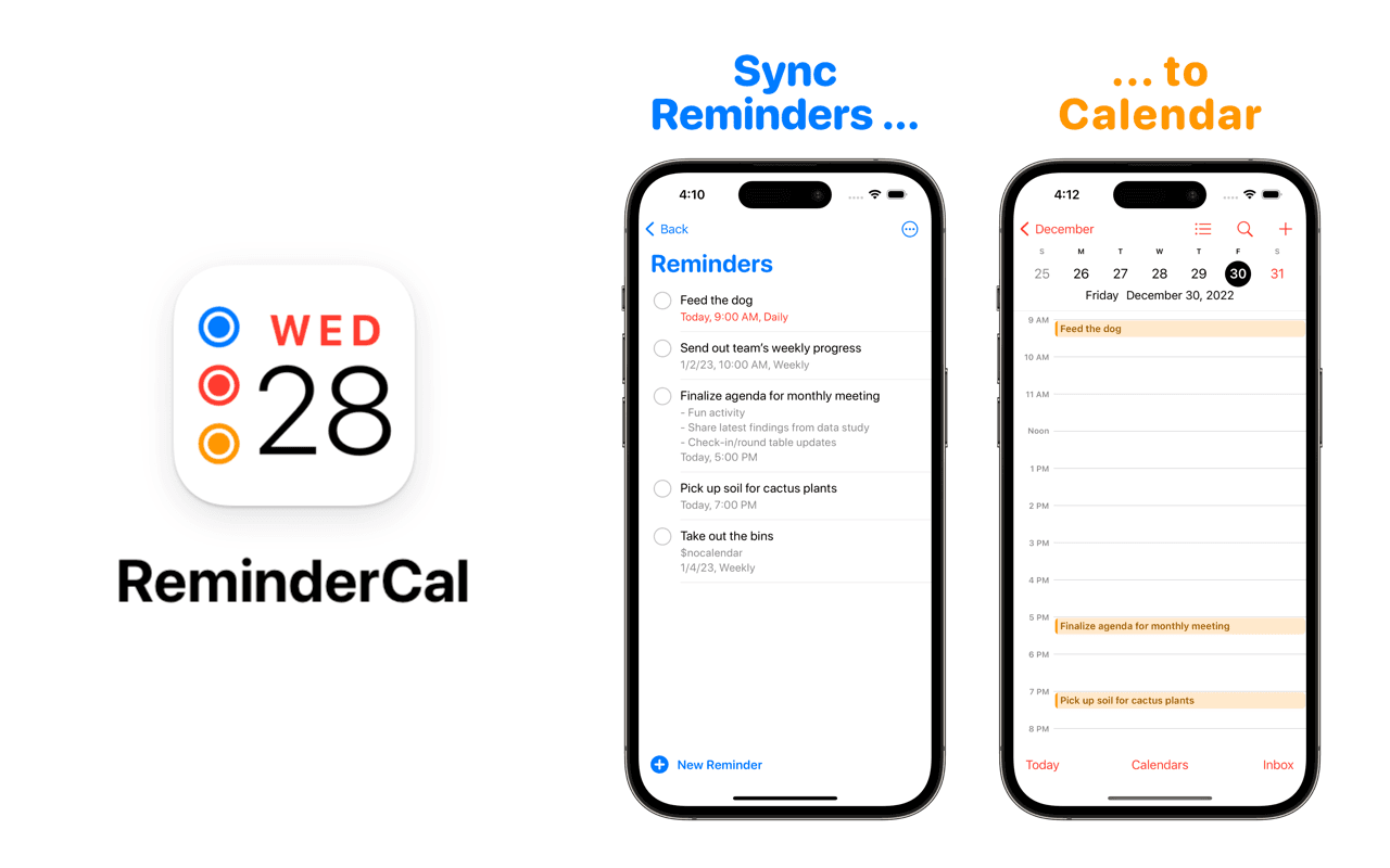 ReminderCal 2: iOS 17 Interactive Widgets and more!