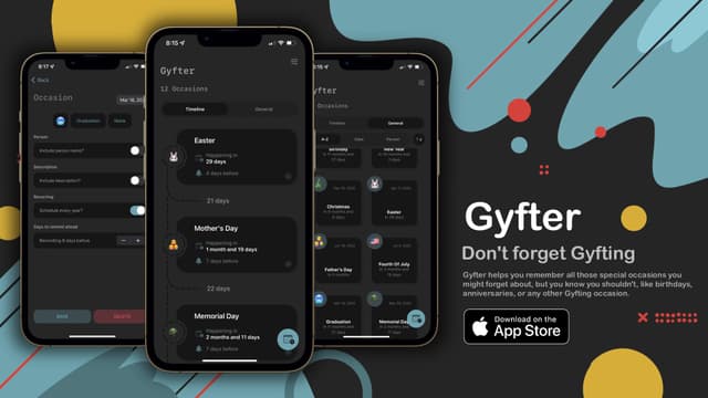 Gyfter App Release
