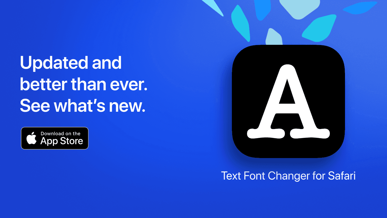 Text Font Changer available for MacOS