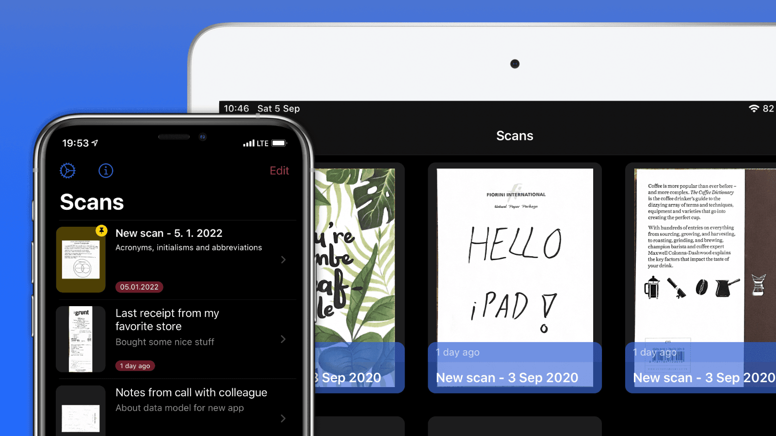 Digitize your documents with a simple and reliable app